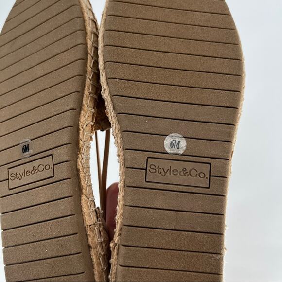 Style & Co Peetaa espadrille flats cream - 6 - Picture 12 of 13